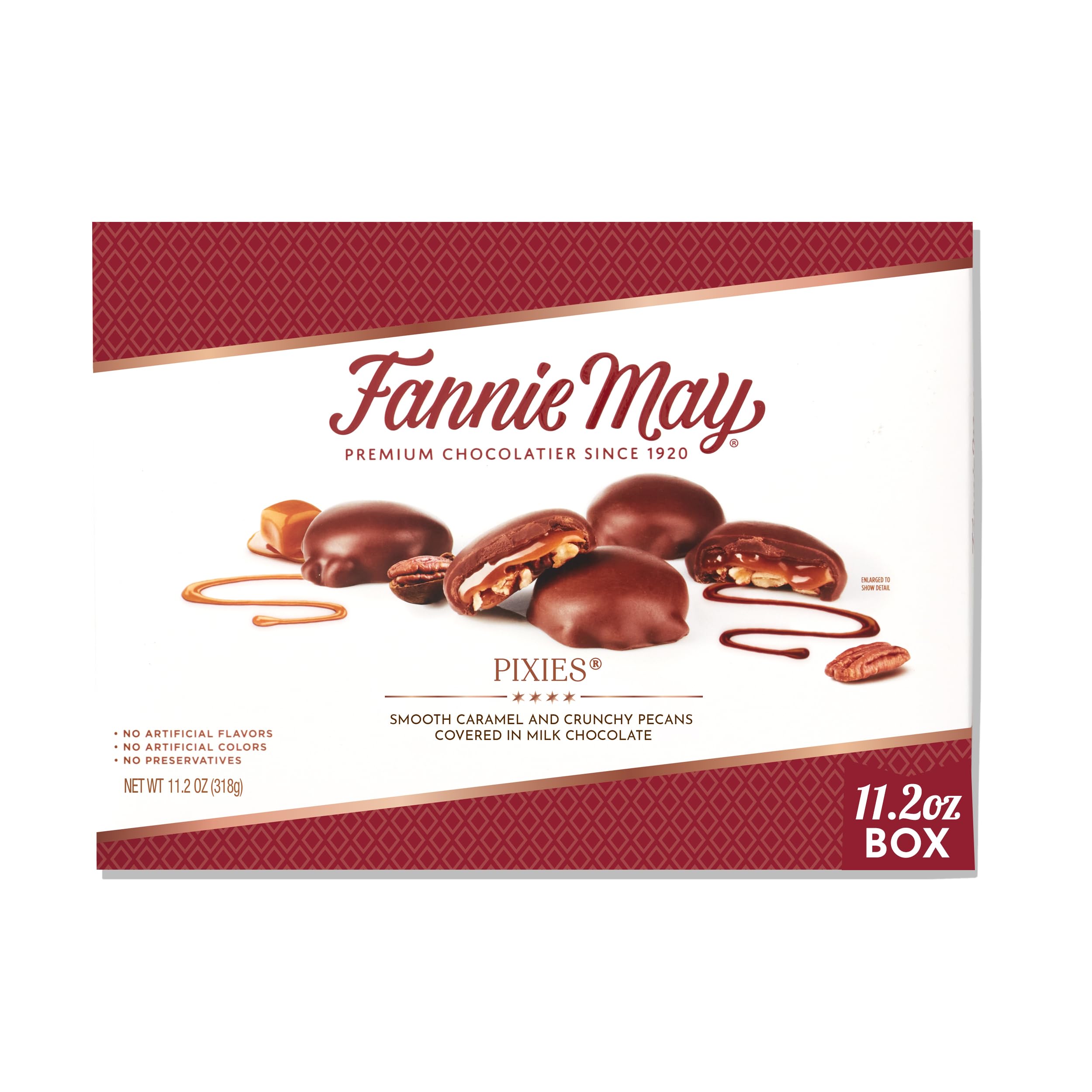 Amazon.com: Fannie May Premium Chocolate Pixies, Caramel Candy and